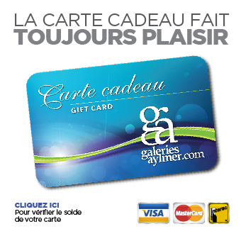 Carte cadeau des Galeries Aylmer